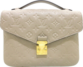 Louis Vuitton Pochette Metis Beige Leather Clutch Bag (Pre-Owned) -  ShopStyle