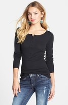 Thumbnail for your product : BP Long Sleeve Henley Tee (Juniors)