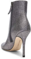 Thumbnail for your product : Manolo Blahnik Glitter Insopo 105 Boots in Anthracite | FWRD