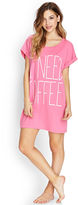 Thumbnail for your product : Forever 21 I Need Coffee Sleep Shirt