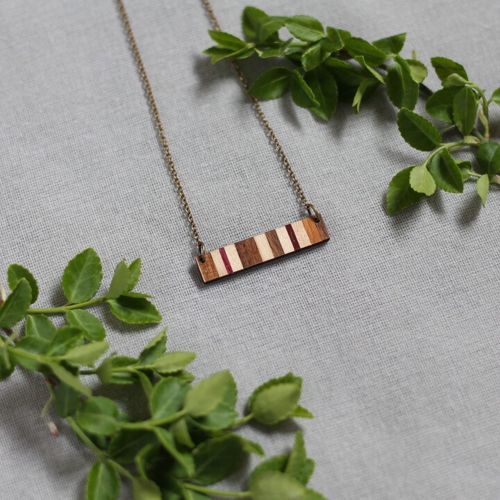 Handmade Wooden Jewelry | Jina Necklace