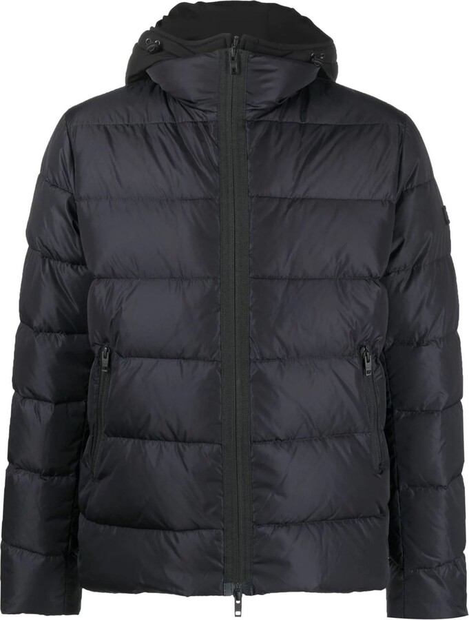 Fay Navy Blue Down Jacket ShopStyle