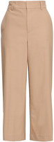 Thumbnail for your product : Vince Cropped Stretch-wool Cady Wide-leg Pants
