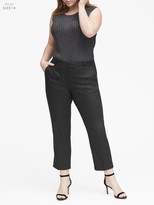 Thumbnail for your product : Banana Republic Avery Straight-Fit Metallic Ankle Pant