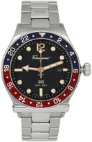 Thumbnail for your product : Ferragamo Silver 1898 GMT Watch