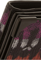 Thumbnail for your product : Alexander Wang Prisma Biker lizard-effect leather shoulder bag