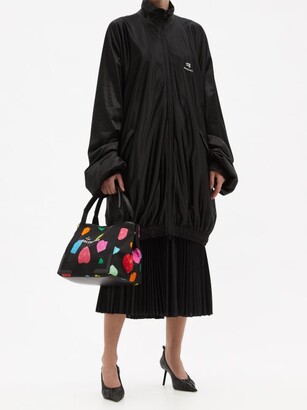 Balenciaga Heart-print Canvas Tote Bag - Black Multi