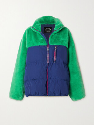 green blue jacket