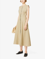 Thumbnail for your product : Le Kasha Dishna linen midi dress