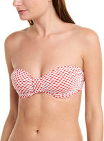 Thumbnail for your product : Shoshanna Swimwear Knot Front Bandeau Top