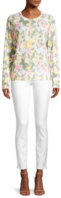 Minnie Rose Watercolor Cashmere Sweater