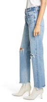 Thumbnail for your product : Moussy Odessa Ripped Straight Leg Jeans