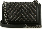 Thumbnail for your product : Chanel Pre Owned Boy Chanel chevron-quilted shoulder bag