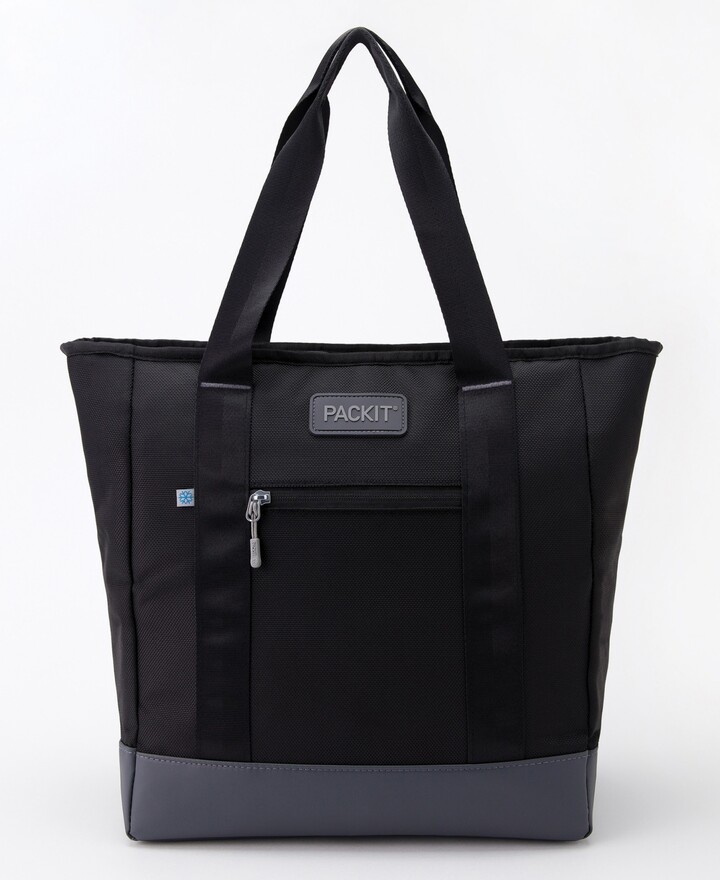 Packit Pack It Freezable Carry Tote - Black/Grey