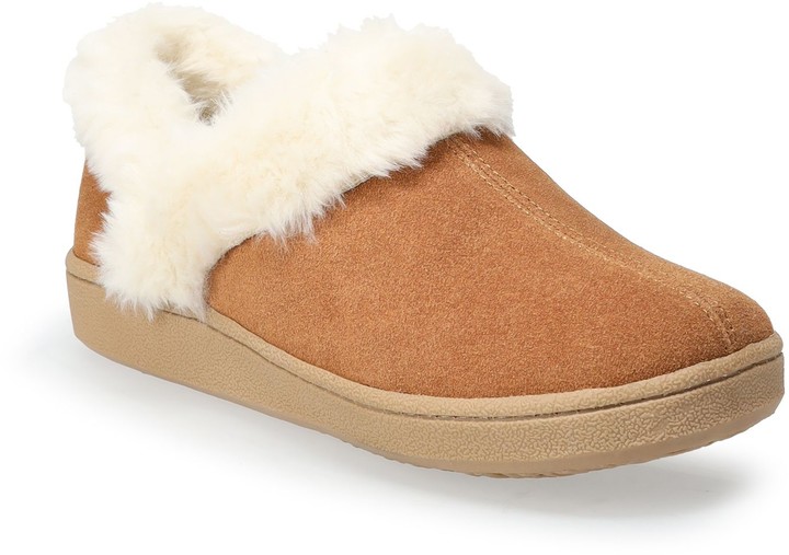 clarks sweater knit scuff slipper