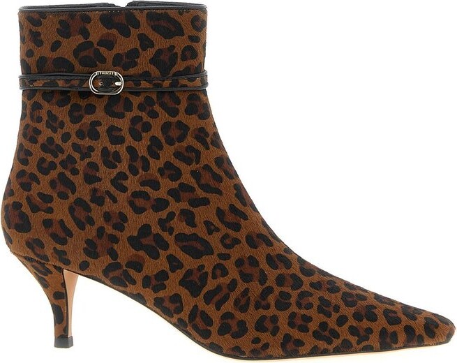 Twin-Set TWINSET Animal Printed Ankle Boots