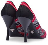 Thumbnail for your product : Prada Knit fabric pointy toe pumps