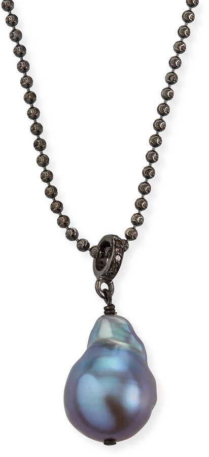 Gray Pearl Necklace | Shop the world's largest collection of 