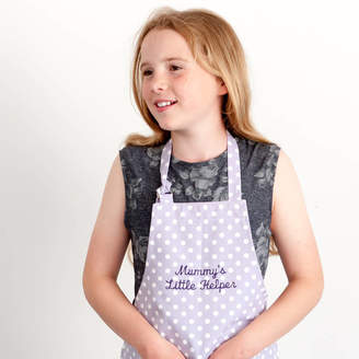 Cottage in the Hills Personalised Child's Apron Madelaine Lavender