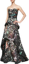 Thumbnail for your product : J. Mendel Strapless Bustier Mermaid Gown