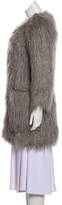 Thumbnail for your product : Smythe Faux Fur Knee-Length Coat