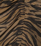 Thumbnail for your product : Veronica Beard Sless zebra-print silk midi dress