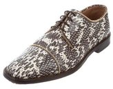 Thumbnail for your product : Christian Louboutin Watersnake Bruno Zip Oxfords