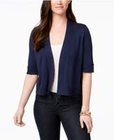 Thumbnail for your product : JM Collection Cropped Button-Detail Cardigan, Created for Macy's