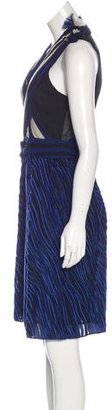 Bottega Veneta Silk Striped Dress