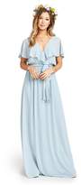 Thumbnail for your product : Show Me Your Mumu Audrey Ruffle Wrap Front Gown
