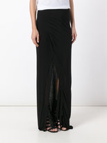 Thumbnail for your product : Rick Owens Lilies maxi slit-detail skirt