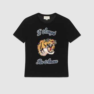 Gucci Cotton T-shirt with embroideries