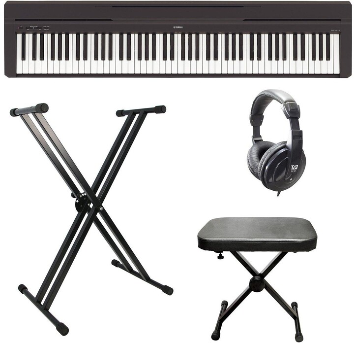 Yamaha P45 Compact PSeries Digital Piano with Stand, Bench, Headphones