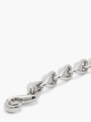 Loewe Drop Crystal-embellished Chain Bracelet - Crystal