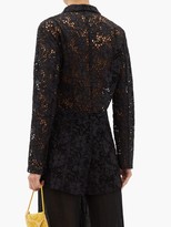 Thumbnail for your product : Merlette New York Zahara Double-breasted Broderie-anglaise Jacket - Black