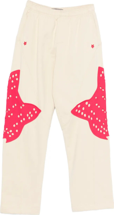 KIKO KOSTADINOV x Fox Lab perforated fox fleece joggers