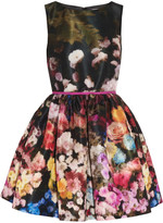 Thumbnail for your product : RED Valentino Floral-print taffeta dress