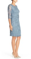 Thumbnail for your product : Adrianna Papell Women's Ruched Lace Sheath Dress