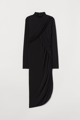 H&M Draped Dress - Black