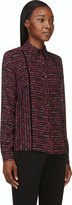 Thumbnail for your product : Proenza Schouler Fuchsia & Black Printed Silk Blouse