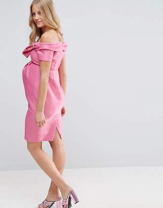 ASOS Maternity Bow Front Dress