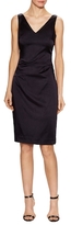 Thumbnail for your product : Nicole Miller V-Neck Tuck Sheath Dress