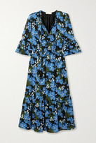 Thumbnail for your product : MICHAEL Michael Kors Floral-print Crepe Midi Dress