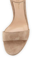 Thumbnail for your product : Gianvito Rossi Coco Suede Platform Ankle-Wrap Sandal