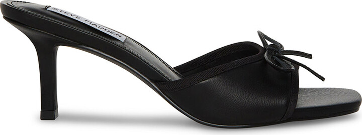 Steve Madden Emory Black Leather - ShopStyle Sandals