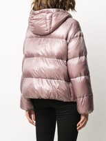Thumbnail for your product : Herno Cropped Drawstring Down Jacket