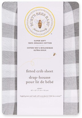Burt's Bees Floral Garden Organic Cotton BEESNUG Fitted Crib Sheet