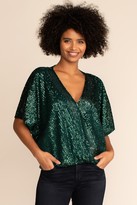women's holiday sparkle tops