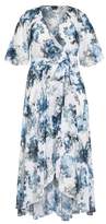 Thumbnail for your product : City Chic Kenji Floral Wrap Maxi Dress