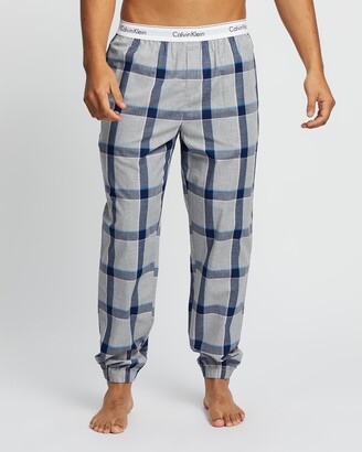 Calvin Klein Men's Grey Pyjama Bottoms - Modern Cotton Sleep Joggers -  ShopStyle